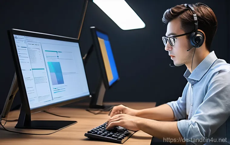 통번역사 경력 개발 - **Prompt 1: The Specialized Translator**
    "A professional female translator in her late 30s to ea...