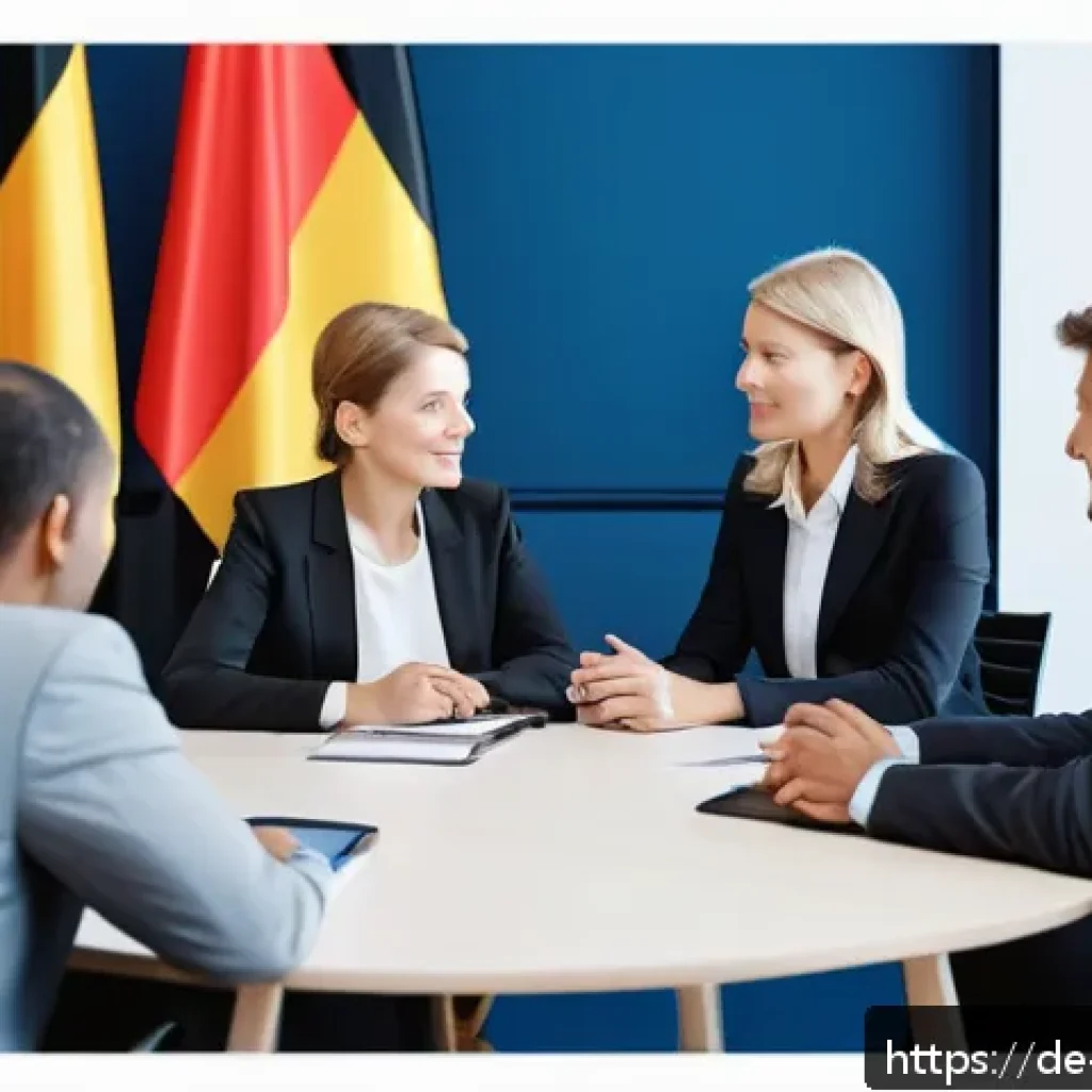 통번역사 번역가로서의 가치 - A professional conference room scene showing a diverse group of international businesspeople engaged...